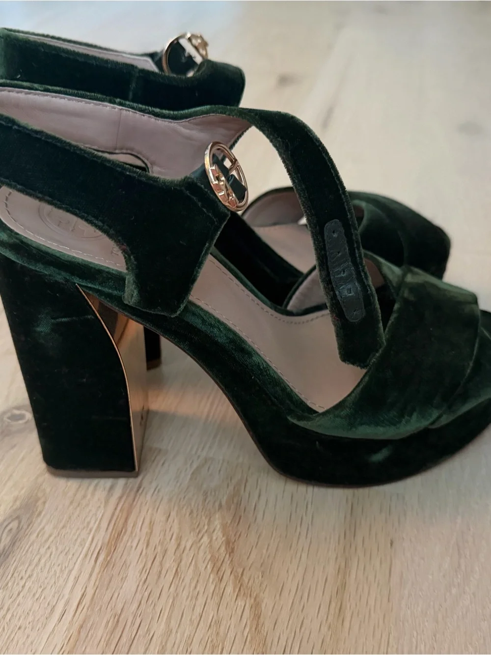 Tory Burch velvet crisscross